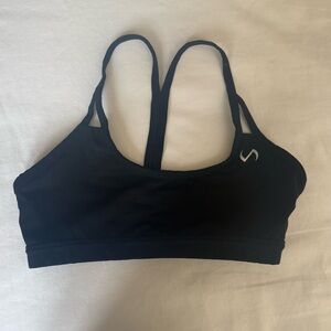 TLF Apperal black sports bra